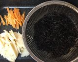 給食の「春の炒め煮」♡ひじき＆たけのこ作り方1写真