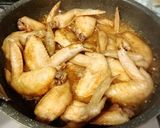 鶏手羽先のニンニクめんつゆ煮作り方6写真