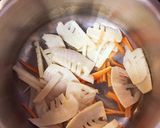 給食の「春の炒め煮」♡ひじき＆たけのこ作り方2写真