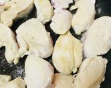春キャベツと鶏肉の玉子野菜いため作り方1写真