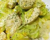 春キャベツと鶏肉の玉子野菜いため作り方4写真
