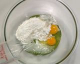 マヨわさソース！小麦粉のガレット★動画作り方1写真