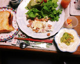 お父さんが作った✨ウインナーの花の卵焼き作り方24写真