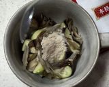 レンジで1杯分　なすと舞茸のスープ作り方4写真