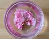 ＊桜の花の桜餅＊作り方1写真