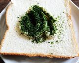 塗って焼くだけ☆青のりマヨトースト作り方2写真