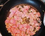 簡単☆なすとベーコンのトマトソースパスタ作り方2写真