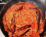 簡単☆なすとベーコンのトマトソースパスタ作り方5写真