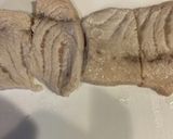 メカジキとほうれん草の天ぷら作り方1写真