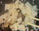 たらこ入り・タケノコのキムチ風和え物作り方3写真
