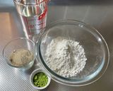 レンジで時短　抹茶小豆ういろう♡作り方1写真