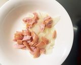 お一人様野菜たっぷりフルーツキムチ味炒飯作り方3写真