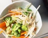 お一人様野菜たっぷりフルーツキムチ味炒飯作り方8写真