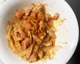 お一人様野菜たっぷりフルーツキムチ味炒飯作り方9写真