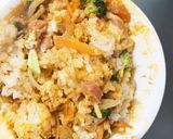 お一人様野菜たっぷりフルーツキムチ味炒飯作り方19写真
