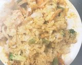 お一人様野菜たっぷりフルーツキムチ味炒飯作り方20写真