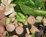 中華風エリンギとソーセージの豆腐炒め作り方6写真