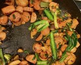 中華風エリンギとソーセージの豆腐炒め作り方12写真