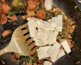 中華風エリンギとソーセージの豆腐炒め作り方16写真