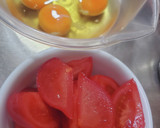 ふわふわたまごと完熟トマトの中華風炒め作り方1写真