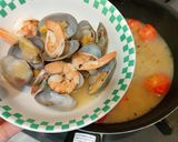 10分でお店の味⭐︎白いペスカトーレ作り方9写真