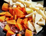 食べすぎ危険!豚こまとたけのこの煮物作り方4写真