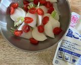 かぶとミニトマトの塩麹バジル風味サラダ作り方2写真