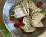 かぶとミニトマトの塩麹バジル風味サラダ作り方4写真