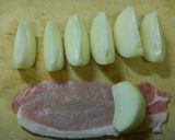 新玉ネギの肉巻き・巻いて焼くワンパン料理作り方2写真