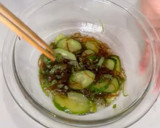 シャキッと簡単！しそときゅうりともずく酢作り方3写真