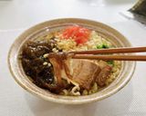 もずくトッピングで本格！沖縄そば作り方4写真