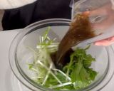 簡単!さっぱり!水菜ともずくのおひたし作り方5写真