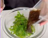 シャキシャキ♪水菜ともずくの酢の物作り方5写真