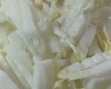 白菜とたまねぎとたまごの味噌汁作り方1写真