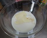 お鍋で！ 簡単♪チーズプリン　✿春✿　苺作り方2写真