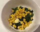 ほうれん草とコーンのバター醤油味作り方3写真