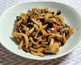 豚ロースのしめじ餡掛け作り方7写真