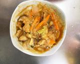 お一人様☆野菜たっぷり味噌オムライス作り方22写真