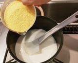 ブーダンノワール★きのこソテーとポレンタ作り方2写真