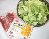 豚肉キャベツ豆乳クリームスープ♪簡単作り方1写真