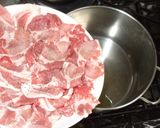 豚肉キャベツ豆乳クリームスープ♪簡単作り方2写真