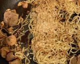 ガッツリ　牛肉とエリンギの焼きそば作り方6写真