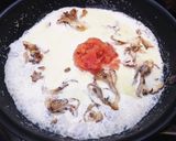 超簡単!たらこと舞茸のクリームうどん!!作り方8写真
