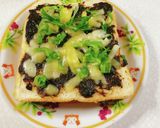 海苔の佃煮とマヨチーズのトースト作り方5写真
