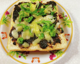 海苔の佃煮とマヨチーズのトースト作り方5写真