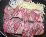簡単１分！牛しょうが焼き作り方3写真