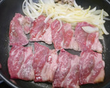 簡単１分！牛しょうが焼き作り方3写真