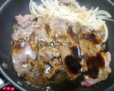 簡単１分！牛しょうが焼き作り方4写真
