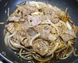 簡単１分！牛しょうが焼き作り方5写真
