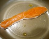簡単！銀鮭のピリ辛にんにく風味作り方2写真